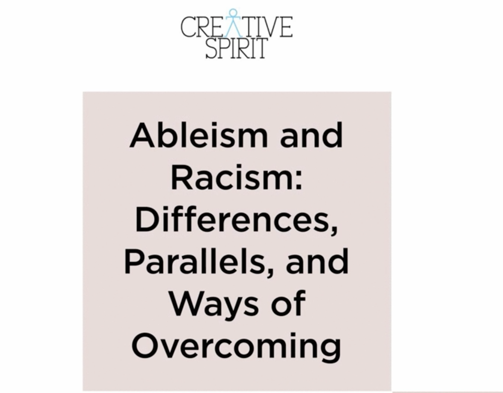 Ableism and Racism: Differences, Parallels, and Ways of Overcoming