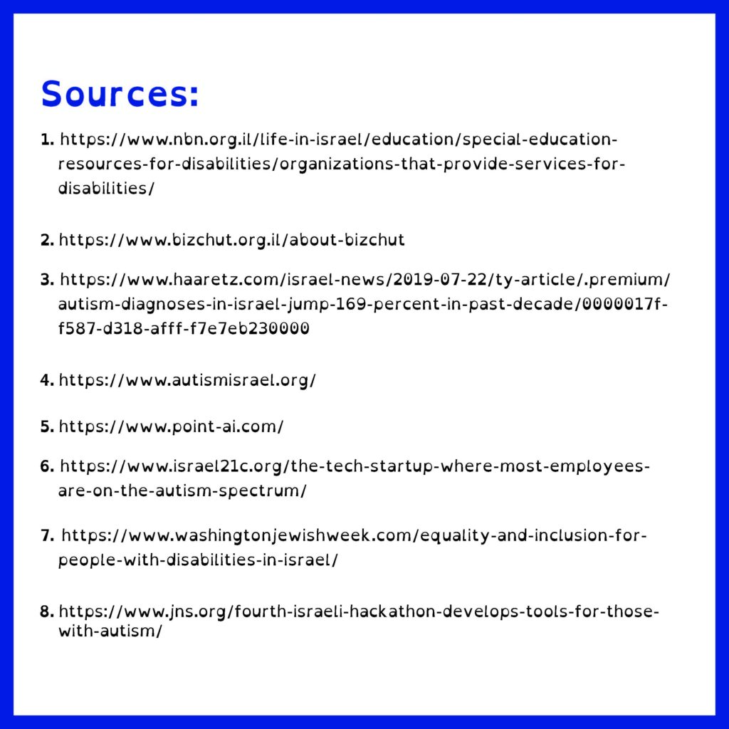A blue background with the words sources for the model of inclusion.
